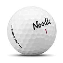 Noodle Long and Soft Golf Balls, 24 Pack, White