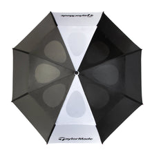 TaylorMade 68-inch Auto Open Vented Golf Umbrella, Black/White