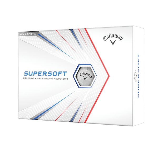 Callaway Supersoft 2021 Golf Balls, White, 12 Pack